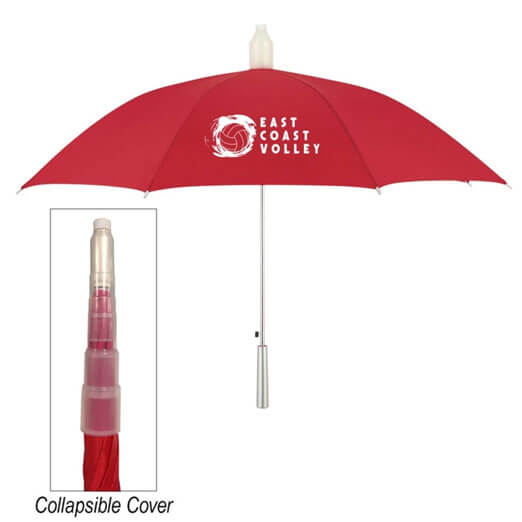 Umbrella With Collapsible Cover