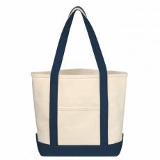 Printable Small Heavy Cotton Canvas Boat Tote