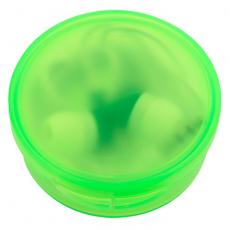 Imprinted Ear Buds In Round Plastic Case
