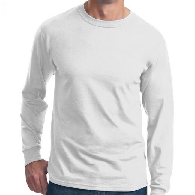 Fruit Loom Adult Cotton Long-Sleeve T-Shirt | SilkLetter