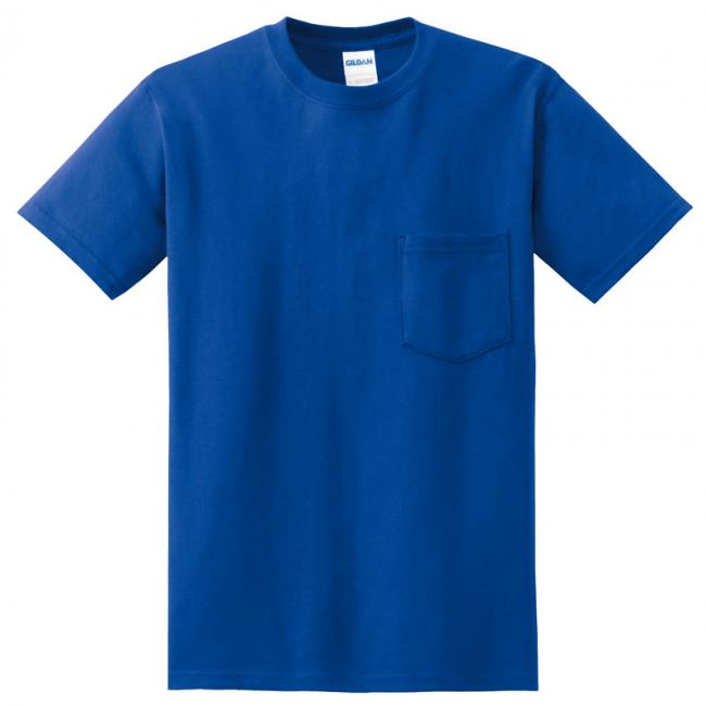 Gildan Ultra Cotton Poly Pocket T-Shirt | SilkLetter