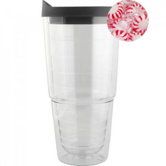 Imprinted Tumbler Filled with Starlight Mints