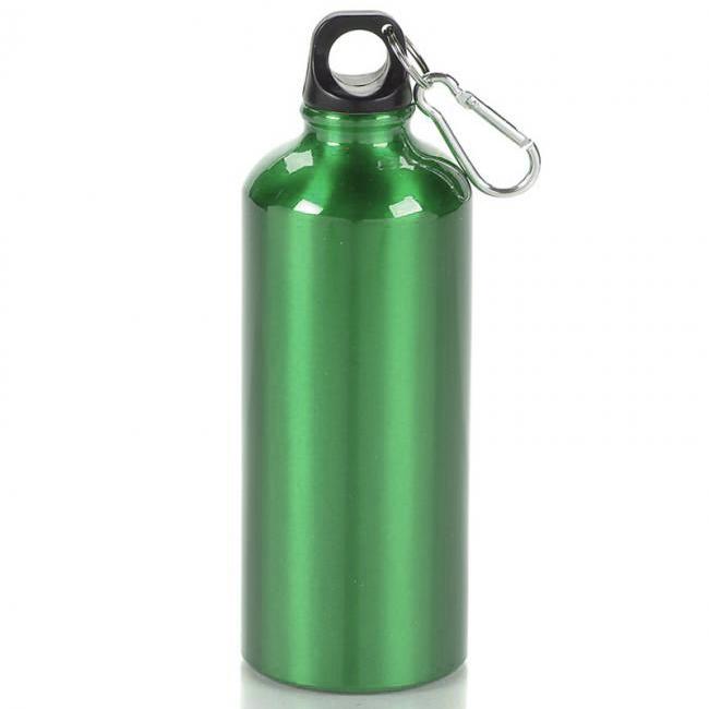 Giveaway Aluminum Water Bottles with Carabiner (25 Oz., Full Color
