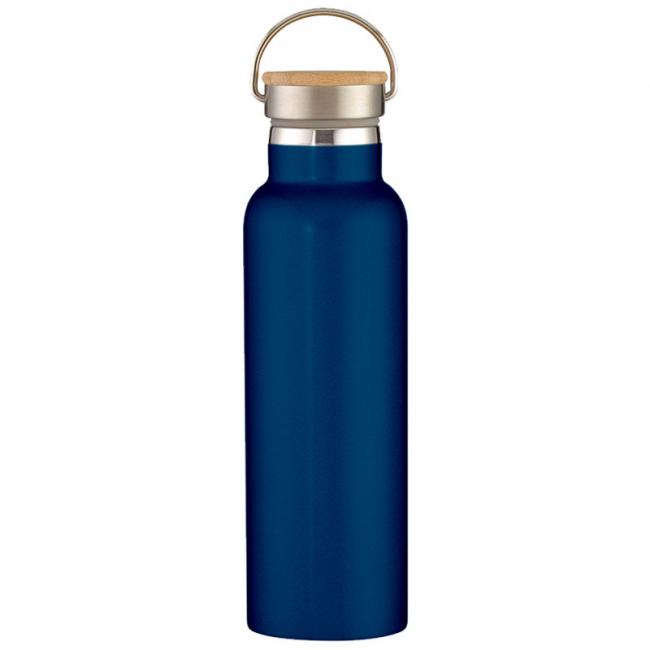 Liberty 32 oz. Sea Foam Insulated Stainless Steel Water Bottle with D-Ring Lid, Blue