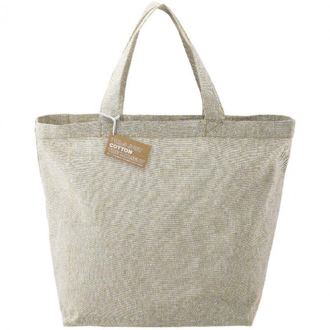 Recycled 5 oz. Cotton Twill Grocery Tote | SilkLetter