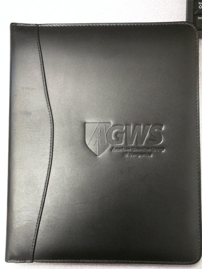 AGWS | 9.5 x 12.5 Vintage Leather Padfolio