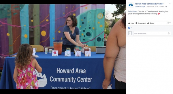 Howard Area Community Center | 6' Custom Tablecloth