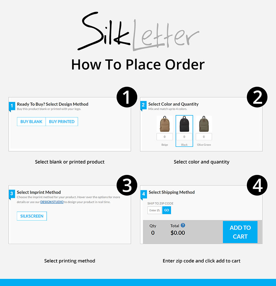 Placing An Order - SilkLetter